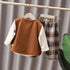 Spring and Autumn Boys' Vest Three-Piece Set